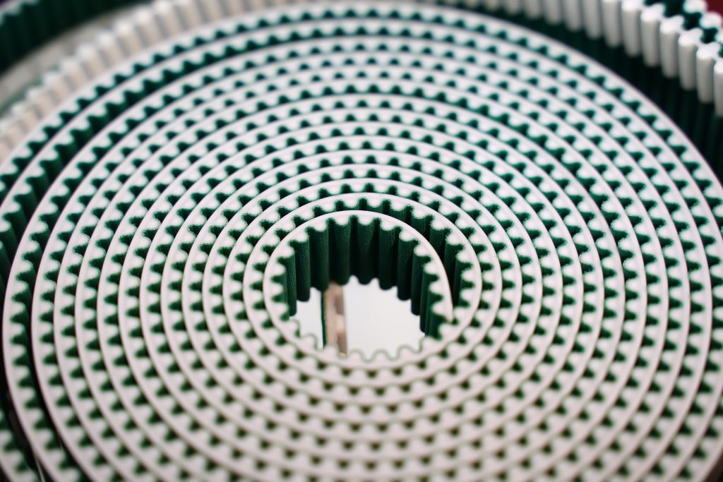 belt crawler for casting industrial parts pulley